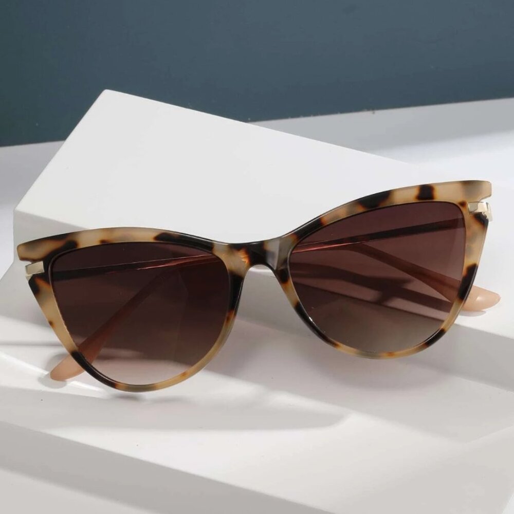 SHEIN Tortoise Cat Eye Sunglasses
